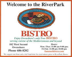 Famous Bistro restaurant advertisement