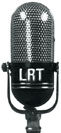 Image of same microphone as WASL microphone, but with 
	LRT edited onto it; from program handed out on the night 
	of presentation.