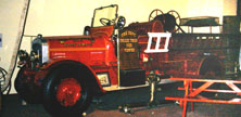 Full lenghth image of fire truck used circa 1926