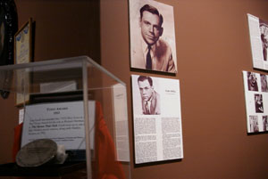 Tom Ewell exhibit featuring Tony Award