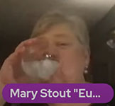 [ Mary drinking ]